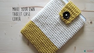 tutorial Make your own crochet cover  Votre étui en crochet tuto [upl. by Mcgill]