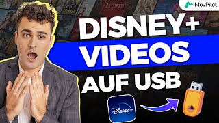 Disney Plus Videos auf USB Stick übertragen und speichern  Anleitung 2024 [upl. by Nosnar207]