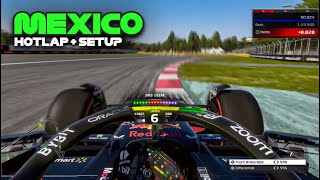 F1 23 MEXICO HOTLAP  SETUP 115414 [upl. by Yeleak]