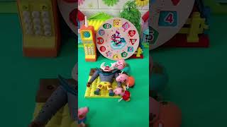 Peppa pig family 5 peppa peppapig toys viral shorts [upl. by Lina895]