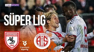 Samsunspor vs Antalyaspor  SüperLig HIGHLIGHTS  110424  beIN SPORTS USA [upl. by Lachus]