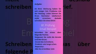 Dtz B1 Brief Email Schreiben Prüfung deutschlernen [upl. by Arbma]