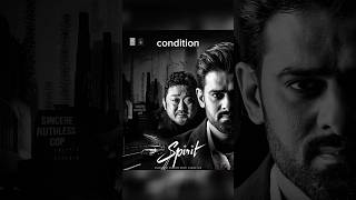 Prabhas Spirit New Update 🥵🔥  spirit movie details review 😱 prabhas spirit sandeep short [upl. by Suidualc]