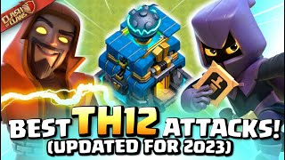 Best TH12 Attack Strategies Updated for 2023 from TH12 Tournament FINALS Clash of Clans [upl. by Felicio]