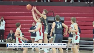 3 Cedar Catholic Vs 6 Lincoln Lutheran [upl. by Llibyc873]