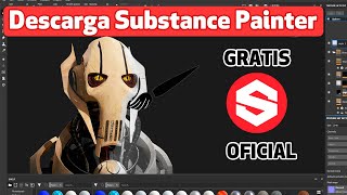 Descargar Substance Painter GRATIS Software de TEXTURAS [upl. by Regor623]