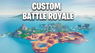 Im Creating a Battle Royale Map for Fortnite [upl. by Anayrb540]