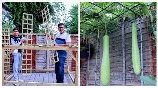 Step by step guide  How to make a garden trellis [upl. by Nelie]