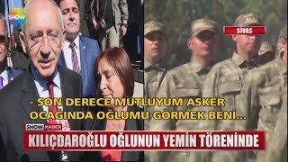 Kılıçdaroğlu oğlunun yemin töreninde [upl. by Nosned]