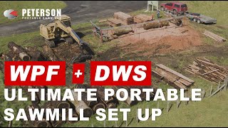 Ultimate Portable Sawmill Set Up [upl. by Seiter921]