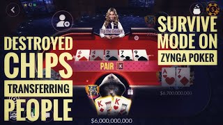 Zynga Poker chips transfer goes wrong [upl. by Selrhc]