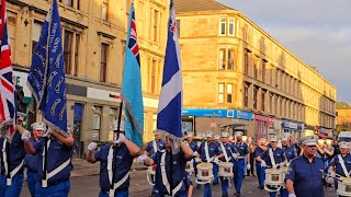 Bridgeton Loyalists Flute Band THE SASHDERRYS WALLS West End UDU 2nd Nov 2024 [upl. by Eyram635]