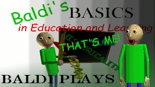 baldi plays baldis basics lol [upl. by Alleahcim]