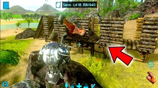 Como tamear un sarco en ark mobile [upl. by Corinne]