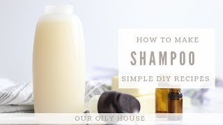 How to Make All Natural Shampoo  Simple Recipe using Essential Oils [upl. by Curley564]