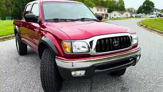 2003 Toyota Tacoma 1 owner no accidents crew cab 34 4X4 Diff locker super clean example 57K miles [upl. by Conn]