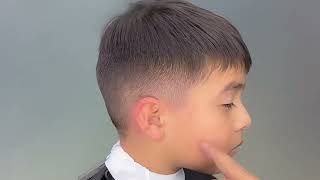 Corte de cabello hombre casquete corto escolar corte de cabello para niño 👦 [upl. by Starla]