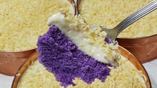 The Best Ube Pastillas Cake in tin can [upl. by Yelhsa]