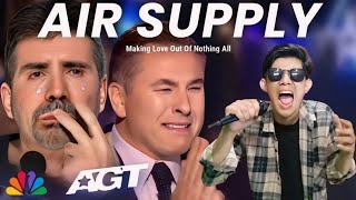 Americas Got Talent Golden Buzzer  Amazing Voice Very Extraordinary Singing The Song Air Supply [upl. by Anabel]