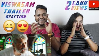 Viswasam Trailer Reaction  Malaysian Indian Couple  Ajith Kumar  Nayanthara  Sathya Jyothi Films [upl. by Asteria]