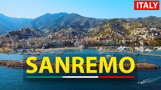 🇮🇹 Sanremo from the drone Italy  4K [upl. by Dobrinsky805]