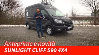 Anteprime e novità Sunlight Cliff 590 4x4 [upl. by Orutra]