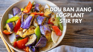 Super EASY Doubanjiang Eggplant Stir Fry [upl. by Brockie]