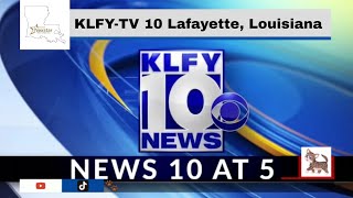 KLFYTV 10 Lafayette Louisiana KLFY News 10 at 500pm Open [upl. by Namref8]