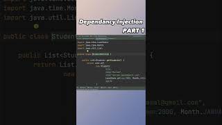 Spring Boot  Dependency Injection [upl. by Llertak]