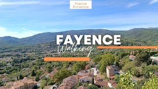 Fayence in the Provence Walking Tour  Picturesque Village  South of France [upl. by Hendon]