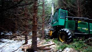 Timberjack 1270D with 758HD head [upl. by Korb]