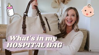 Whats in my hospital bag for labour and delivery [upl. by Greabe]