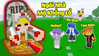 TÔ GÀ THỬ THÁCH 24H XÂY CĂN NHÀ HẦM MỘ KHỔNG LỒ SIÊU BÍ MẬT TRONG MINECRAFT KHIẾN SINH TỐ BẤT NGỜ [upl. by Tavie]