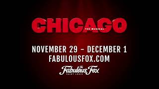 Chicago Returns to the Fabulous Fox November 29  December 1 2024 [upl. by Otrebmal]