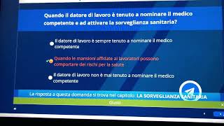 QUIZ FINALE MODULO 4alternanza scuolalavoro corso sulla sicurezza [upl. by Audrie]