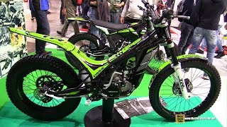 2015 Ossa TR 300i Trial Bike  Walkaround  2014 EICMA Milan Motorcycle Exhibition [upl. by Ahcirt670]