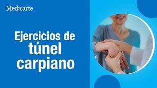 Ejercicios del túnel carpiano 🖐️  Fisioterapia Medicarte [upl. by Greyso603]