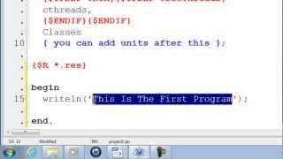 Free Pascal Program Tutorial 1  Getting Started  Lazarus Download Link  Mac Windows Linux [upl. by Notreve]