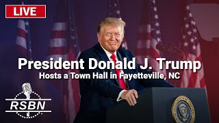 LIVE REPLAY President Trump Hosts a Town Hall in Fayetteville NC  10424 [upl. by O'Connell]