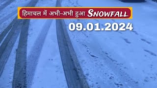 अभी अभी हुआ Snowfall in Himachal Pradesh [upl. by Naniac]