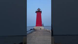 Manistique East Breakwater Lighthouse Upper Peninsula Michigan US [upl. by Teplica]