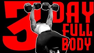 3 Day Full Body Training Routine [upl. by Ibrab]