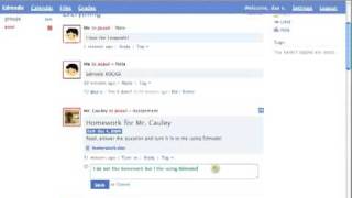 Edmodo Tutorial  How to post on Edmodo [upl. by Elegna]