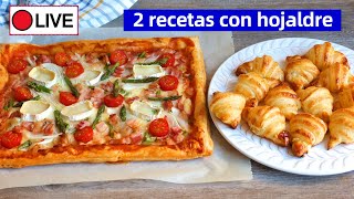 🔴 Directo 2 recetas rápidas con hojaldre [upl. by Amikehs593]