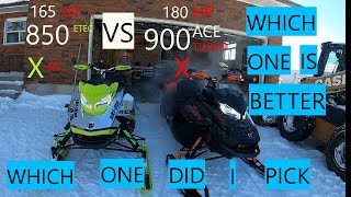 165HP 850 ETEC XRS VS 180HP 900 ACE TURBO X WHICH ONE DID I PICK [upl. by Safier]