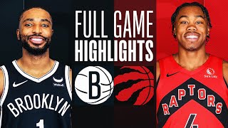 NETS at RAPTORS  FULL GAME HIGHLIGHTS  February 22 2024 [upl. by Beilul]