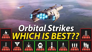 Ranking ALL 11 Orbital Stratagems Which is Best  Orbital Tier List  Helldivers 2 [upl. by Ajssatsan]