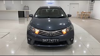 Toyota Corolla Altis 16L CVT Elegance LED Keyless Grey 2014  SKP7477Y [upl. by Emile737]