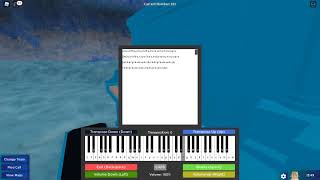 ROBLOX Piano Sheets SCP3008 Friday theme COPY SHEETS IN DESC [upl. by Hallerson426]