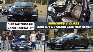 Mercedes C Class modified with AMG Kit amp Italian leather seat covers  Sangli To Autorounders Mumbai [upl. by Lovash102]